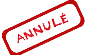 Annulation Tournoi simple